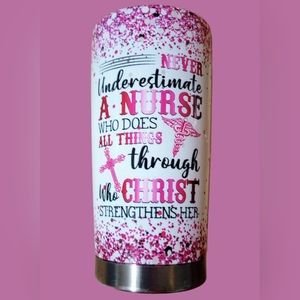 Nurse "Kim" Tumbler Stainless Steel by Cupbase